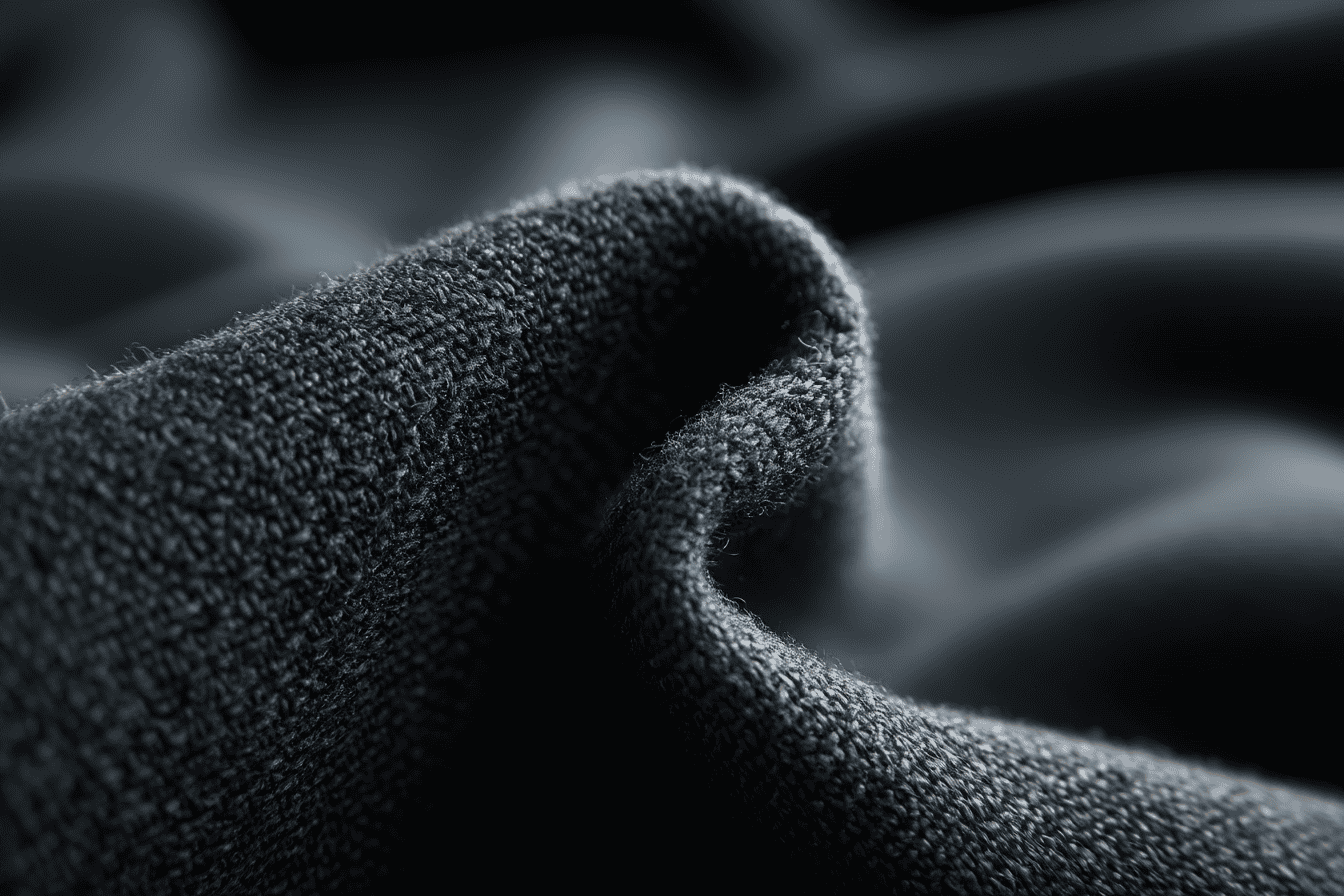 Close-up image of diverse textile patterns and textures